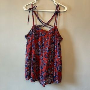 LOFT Floral Tank, Women’s Size Large